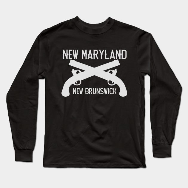 New Maryland NB white Long Sleeve T-Shirt by Amberchrome